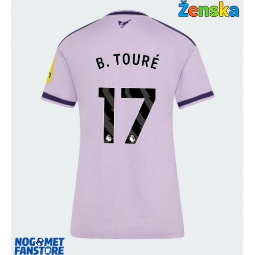 Newcastle United Bazoumana Toure #17 Rezervni Dres za Ženska 2026-27 Kratak Rukav